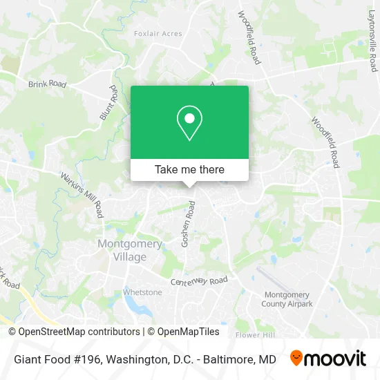 Giant Food #196 map