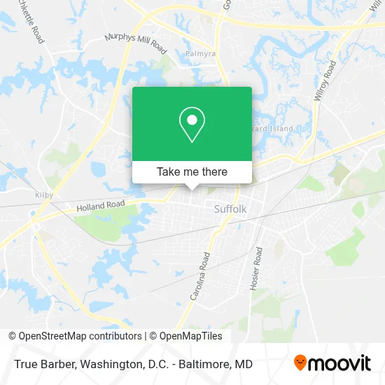 True Barber map