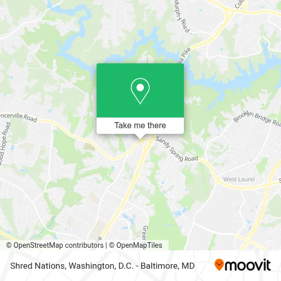 Shred Nations map
