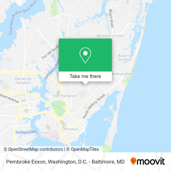 Pembroke Exxon map