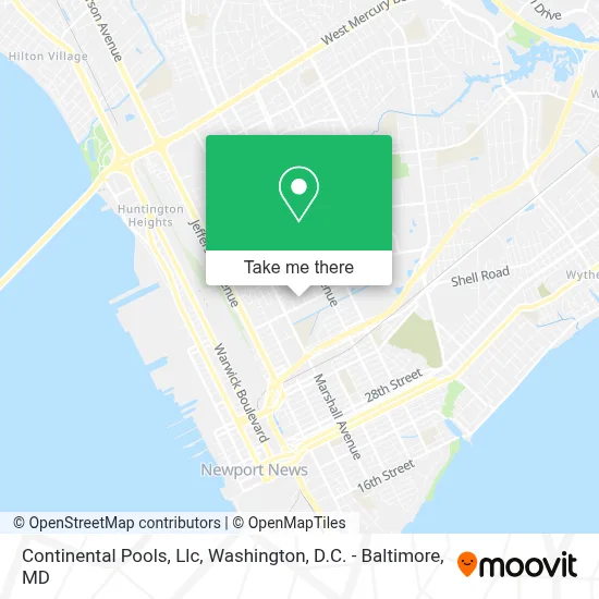Continental Pools, Llc map