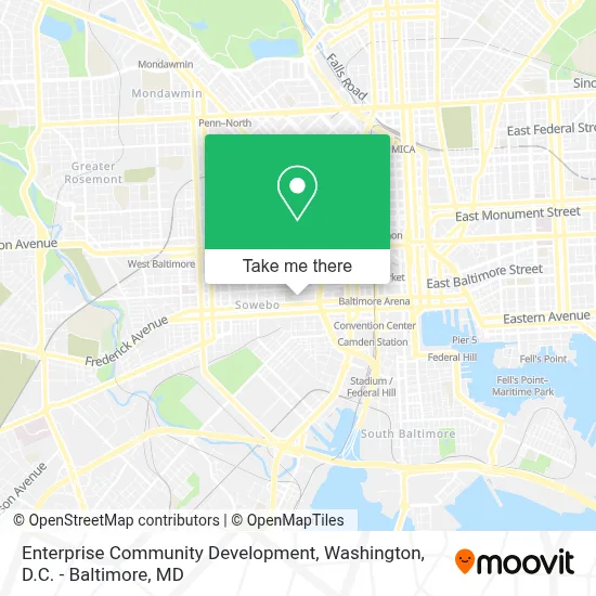Enterprise Community Development map
