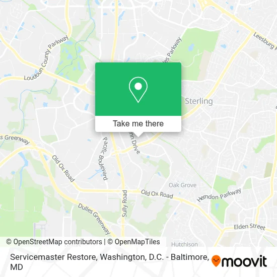 Servicemaster Restore map