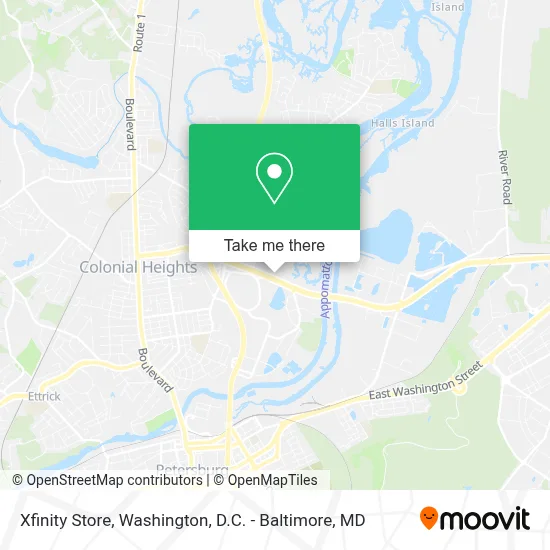 Xfinity Store map