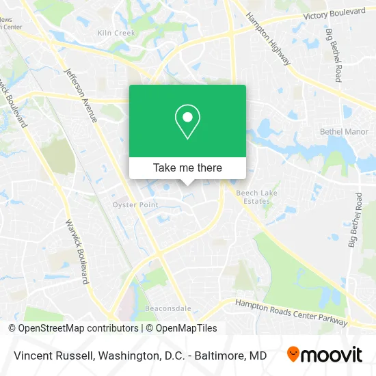 Vincent Russell map