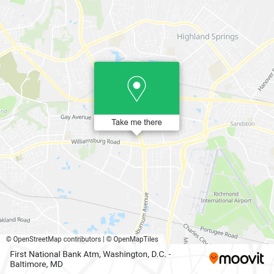 First National Bank Atm map