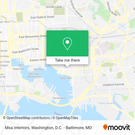 Msa Interiors map