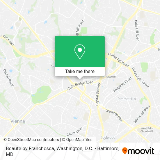 Beaute by Franchesca map