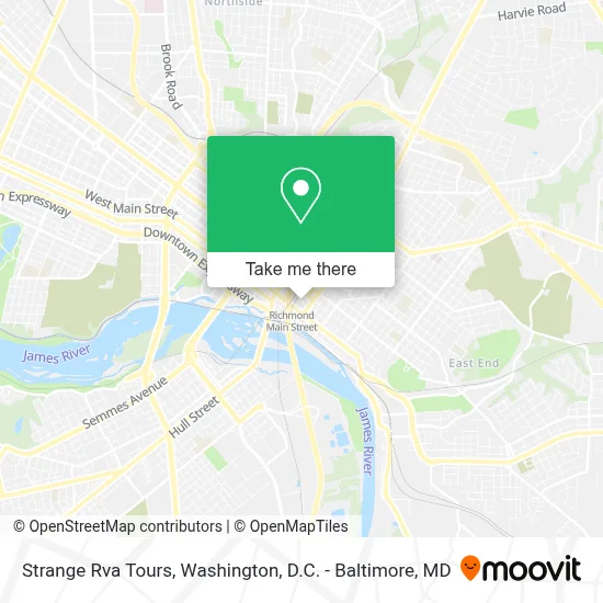 Strange Rva Tours map