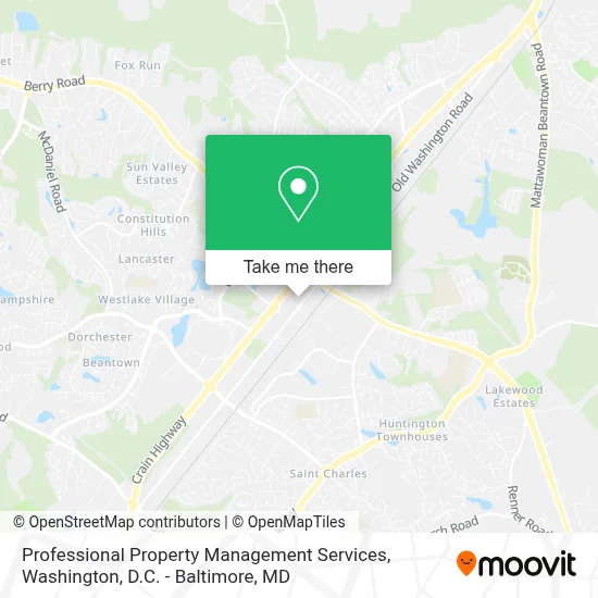 Professional Property Management Services map
