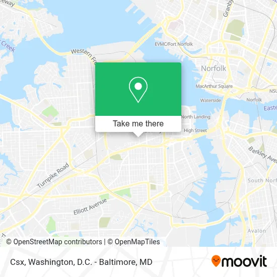 Csx map