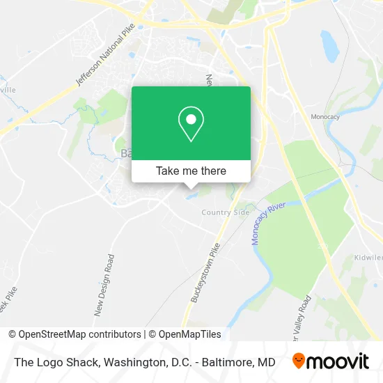 The Logo Shack map