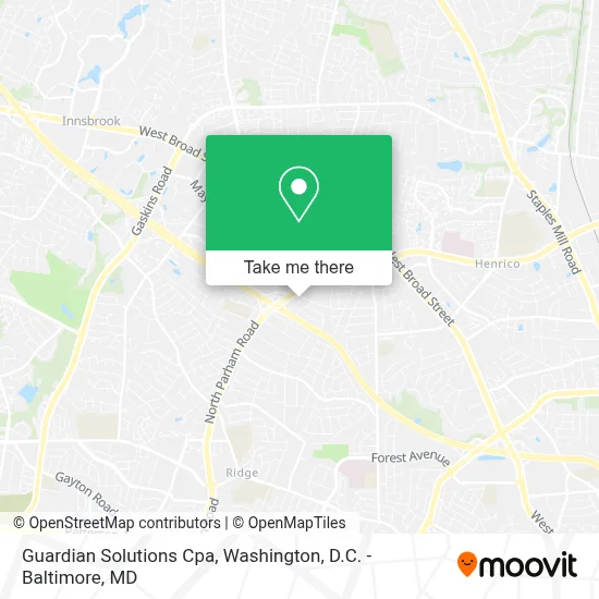 Guardian Solutions Cpa map