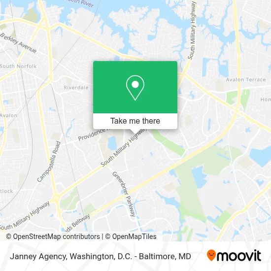Janney Agency map