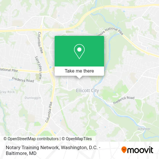 Notary Training Network map