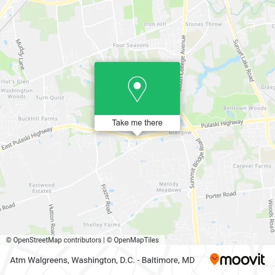 Atm Walgreens map