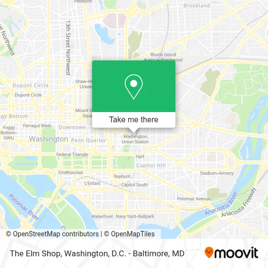 The Elm Shop map