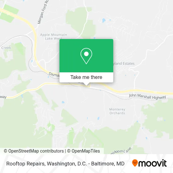 Rooftop Repairs map
