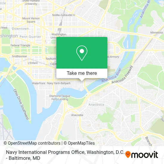 Navy International Programs Office map