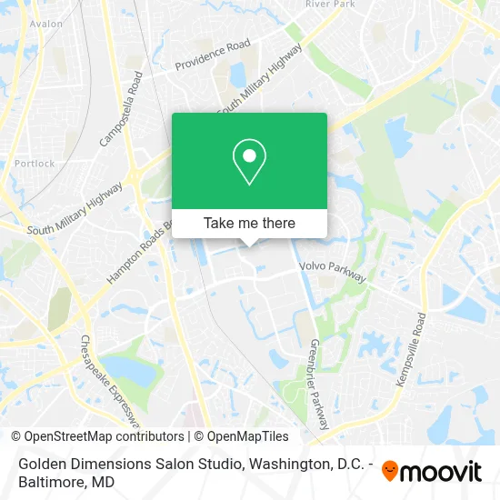 Golden Dimensions Salon Studio map