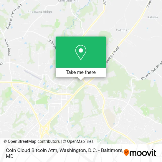 Coin Cloud Bitcoin Atm map