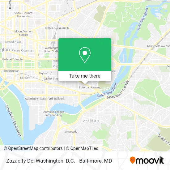 Zazacity Dc map