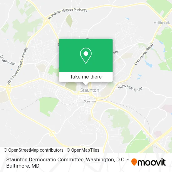 Staunton Democratic Committee map
