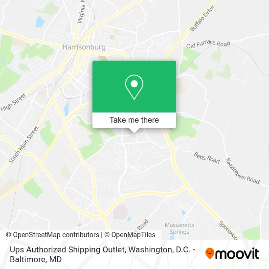 Ups Authorized Shipping Outlet map