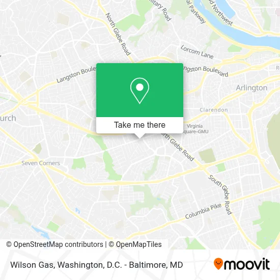 Wilson Gas map
