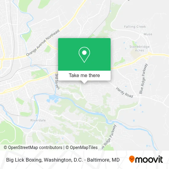 Big Lick Boxing map