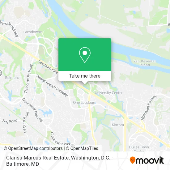 Clarisa Marcus Real Estate map