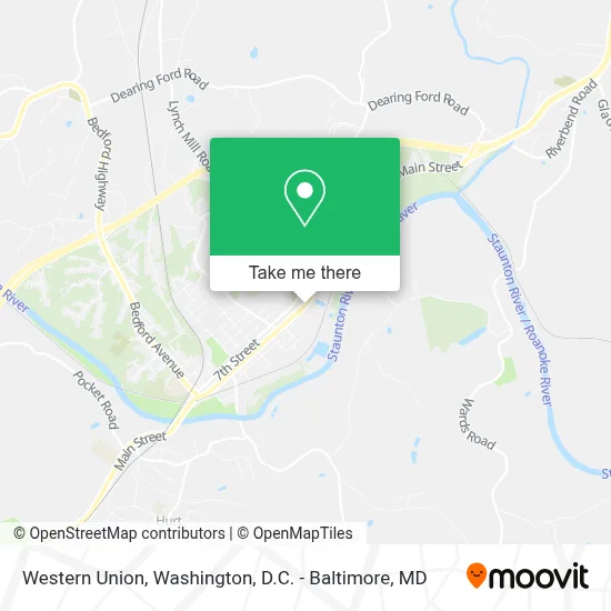 Western Union map