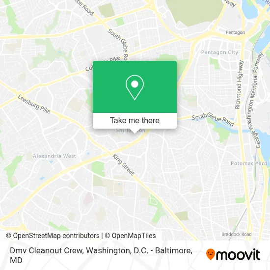 Dmv Cleanout Crew map