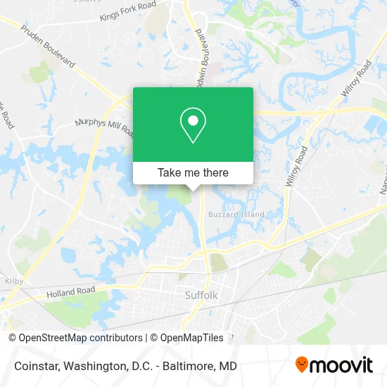 Coinstar map
