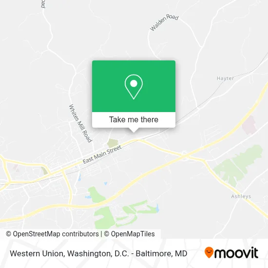 Western Union map