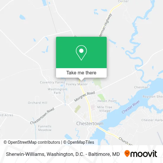 Sherwin-Williams map