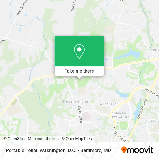 Portable Toilet map