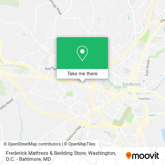 Frederick Mattress & Bedding Store map