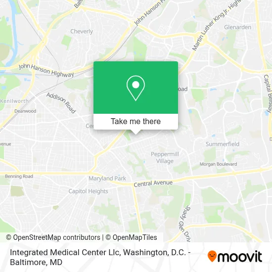 Integrated Medical Center Llc map
