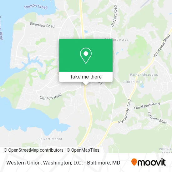 Western Union map