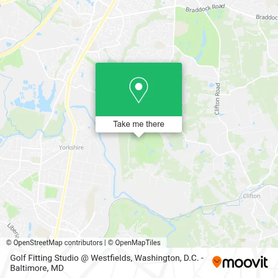 Golf Fitting Studio @ Westfields map