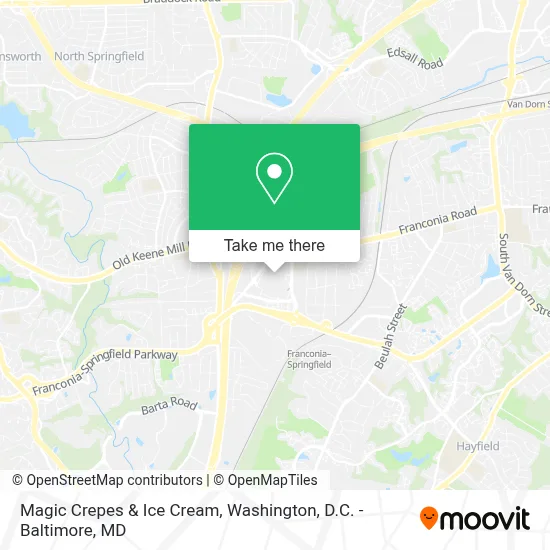 Magic Crepes & Ice Cream map