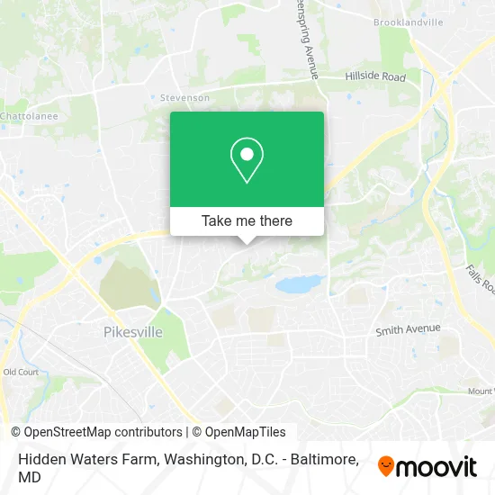 Hidden Waters Farm map