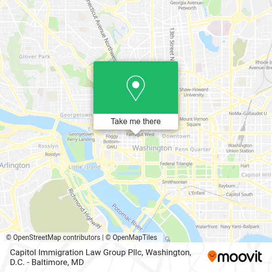 Capitol Immigration Law Group Pllc map