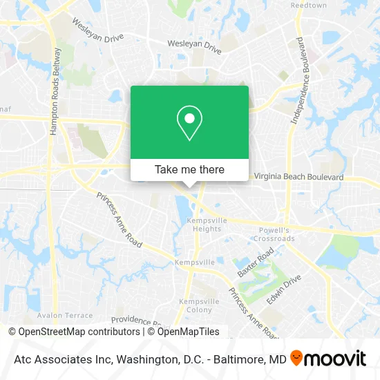 Atc Associates Inc map