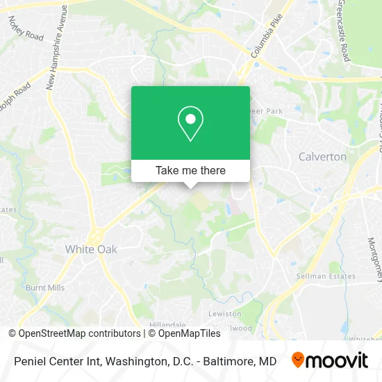 Peniel Center Int map