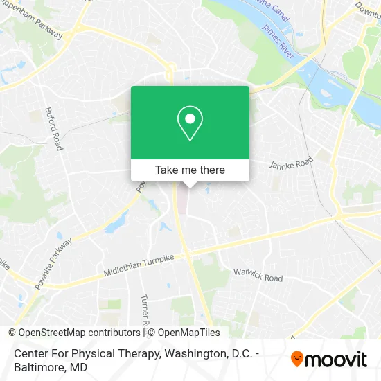 Center For Physical Therapy map