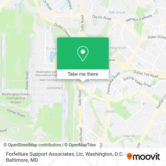 Forfeiture Support Associates, Llc map