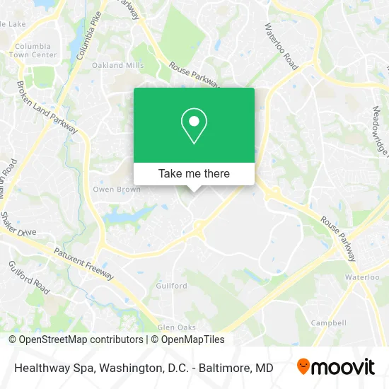 Healthway Spa map