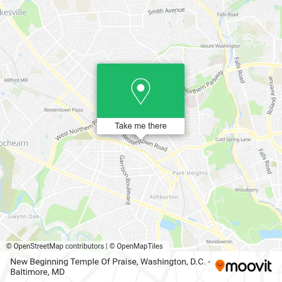 New Beginning Temple Of Praise map